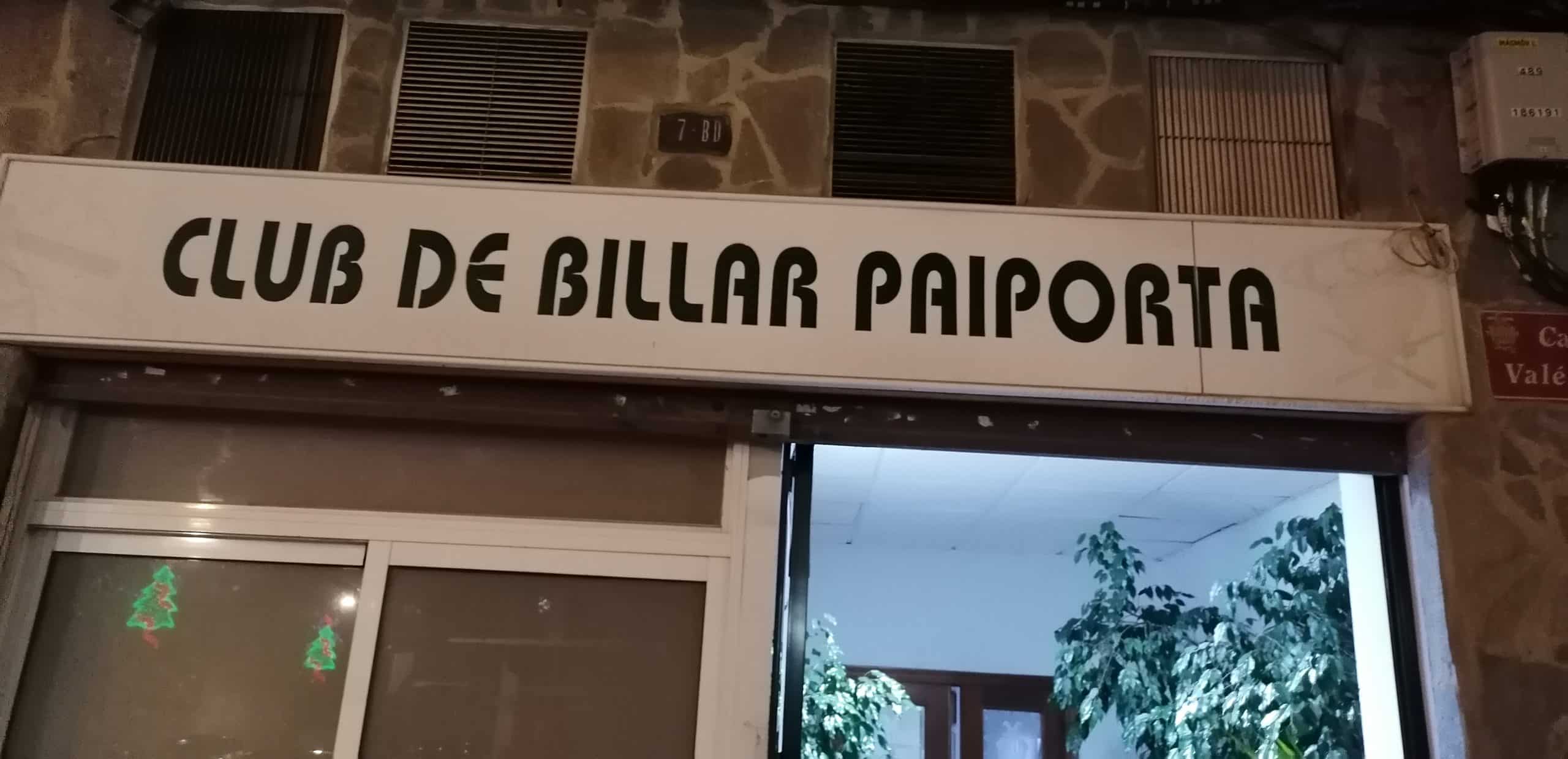 Espagne – Paiporta – Club de Billar Paiporta