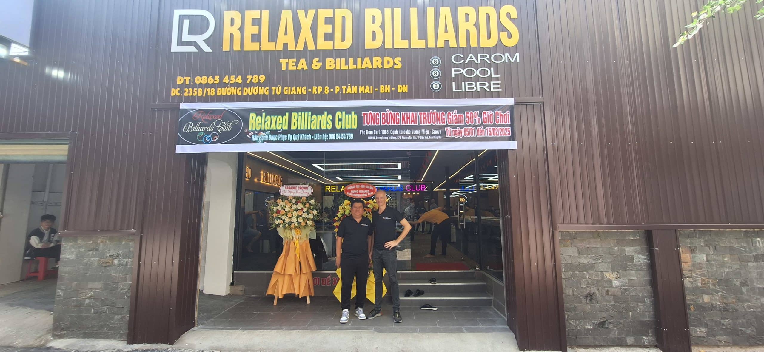 Vietnam – Bien Hoa – Ouverture de Relaxed Billiards